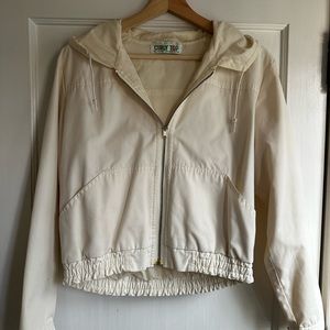 Cute Vintage Hooded Bomber Jacket